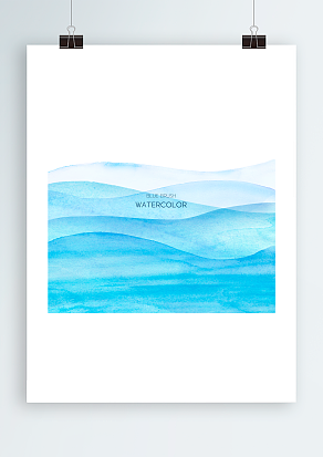 波涛汹涌背景帷幕