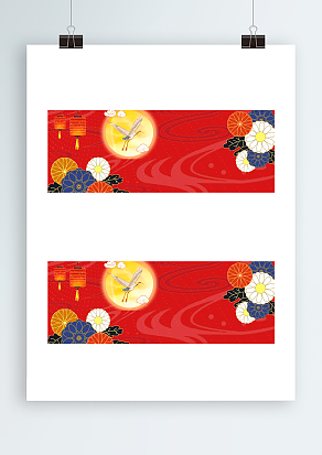 红色复古背景设计