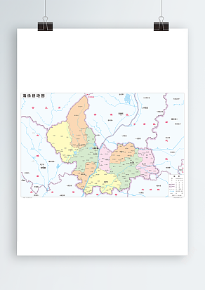 山西太原市清徐县地图（高清EPS版）