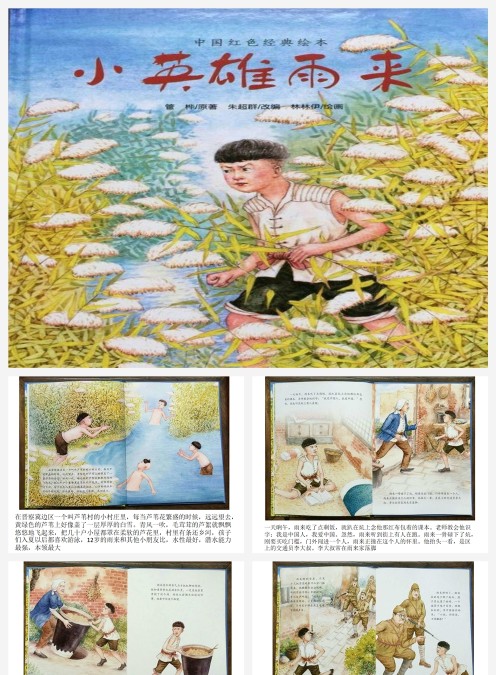 绘本故事小英雄雨来PPT
