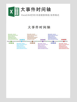 大事件时间轴