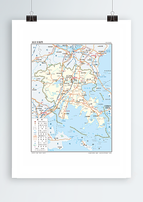 福清市地图_基本要素版 （高清PDF版）