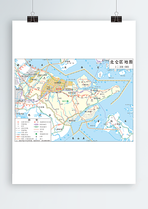 北仑区全要素地图（高清EPS版 ）