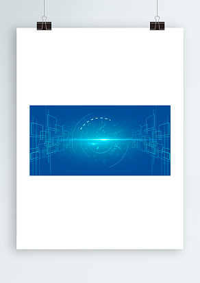 2021浅蓝色摩天轮背景墙