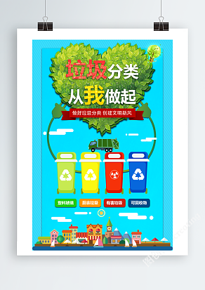 垃圾分类，从我做起