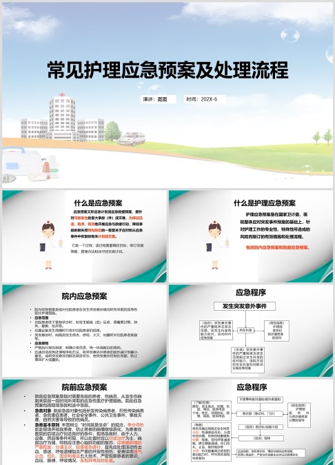 常见护理应急预案及处理流程